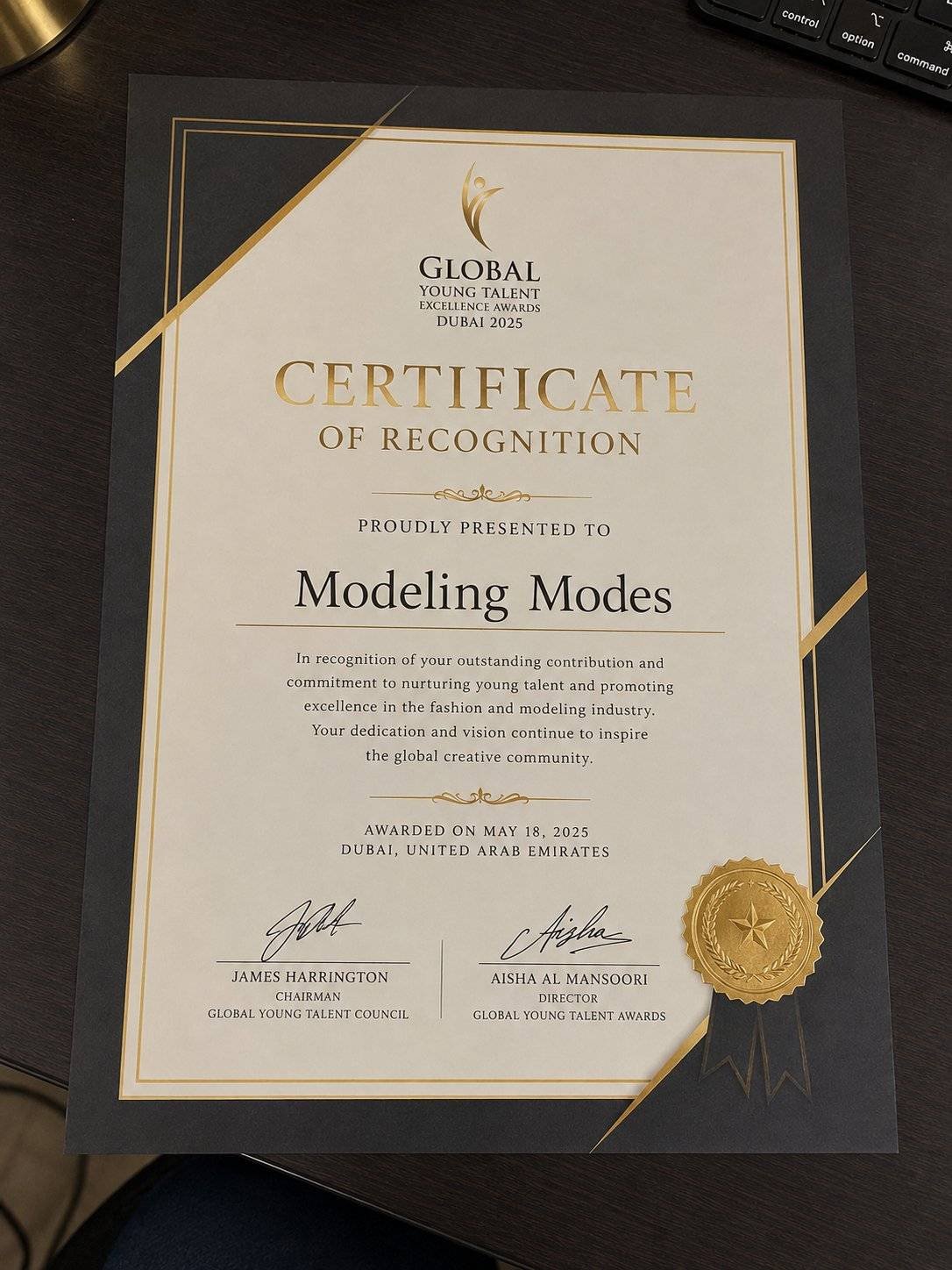 Global Young Talent Award